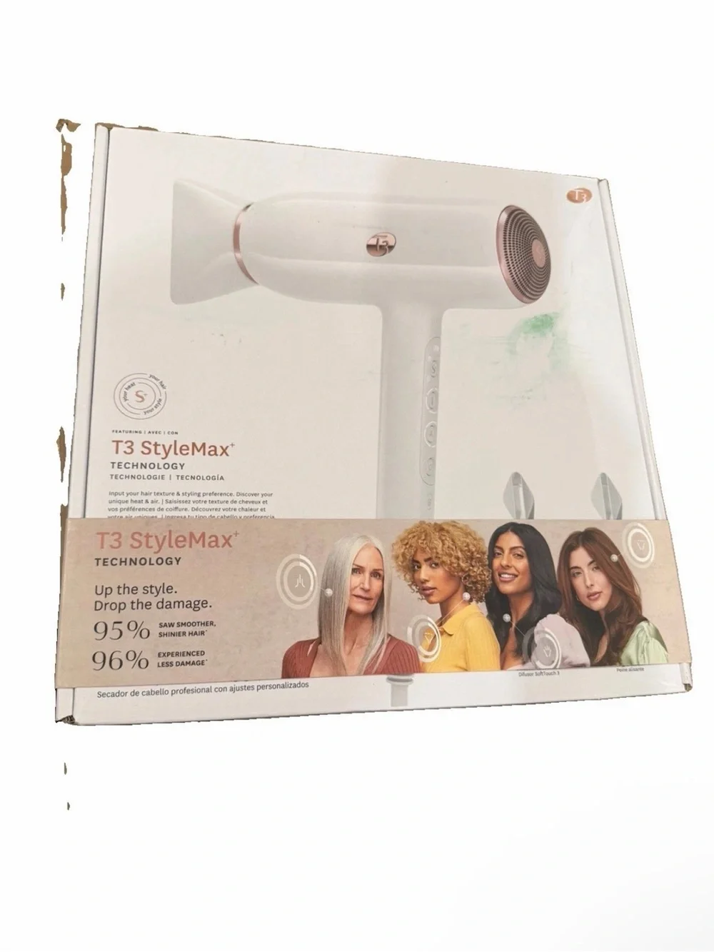 T3 StyleMax Professional Ionic Hair Dryer with 4 Attachments BNIB
